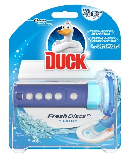 SC Johnson Duck Fresh Discs Vôňa mora WC gél - 36 ml